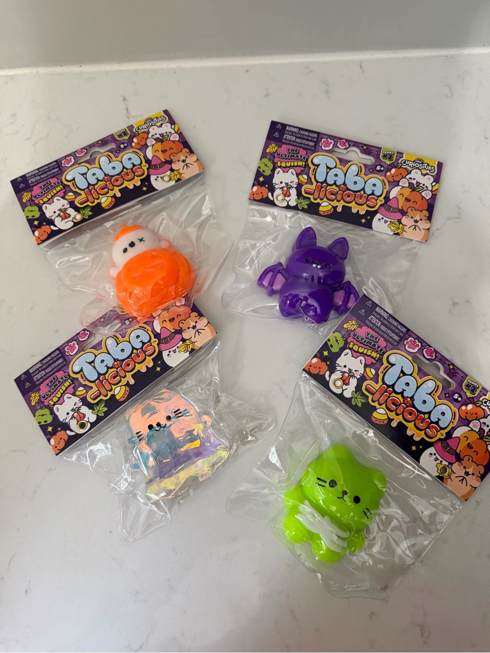 NEW Taba Licious Halloween set of 4